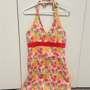 Floral Halter Women Dress